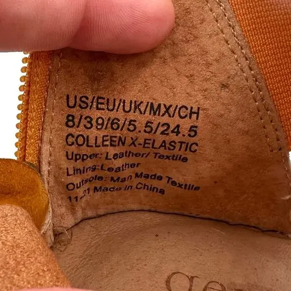 Gentle Souls Kenneth Cole Colleen X Elastic Leather Espadrille Wedge Sandals - Picture 11 of 11